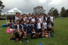 Intermediate Boys Team winning Cooper Cronk Shield